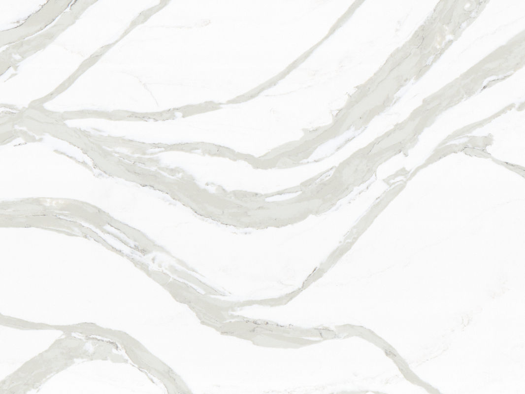 OLK7528 빅 웨이브 천연 돌 스타일 계약자 및 도매업자의 좋아하는 쿼츠 돌 표면