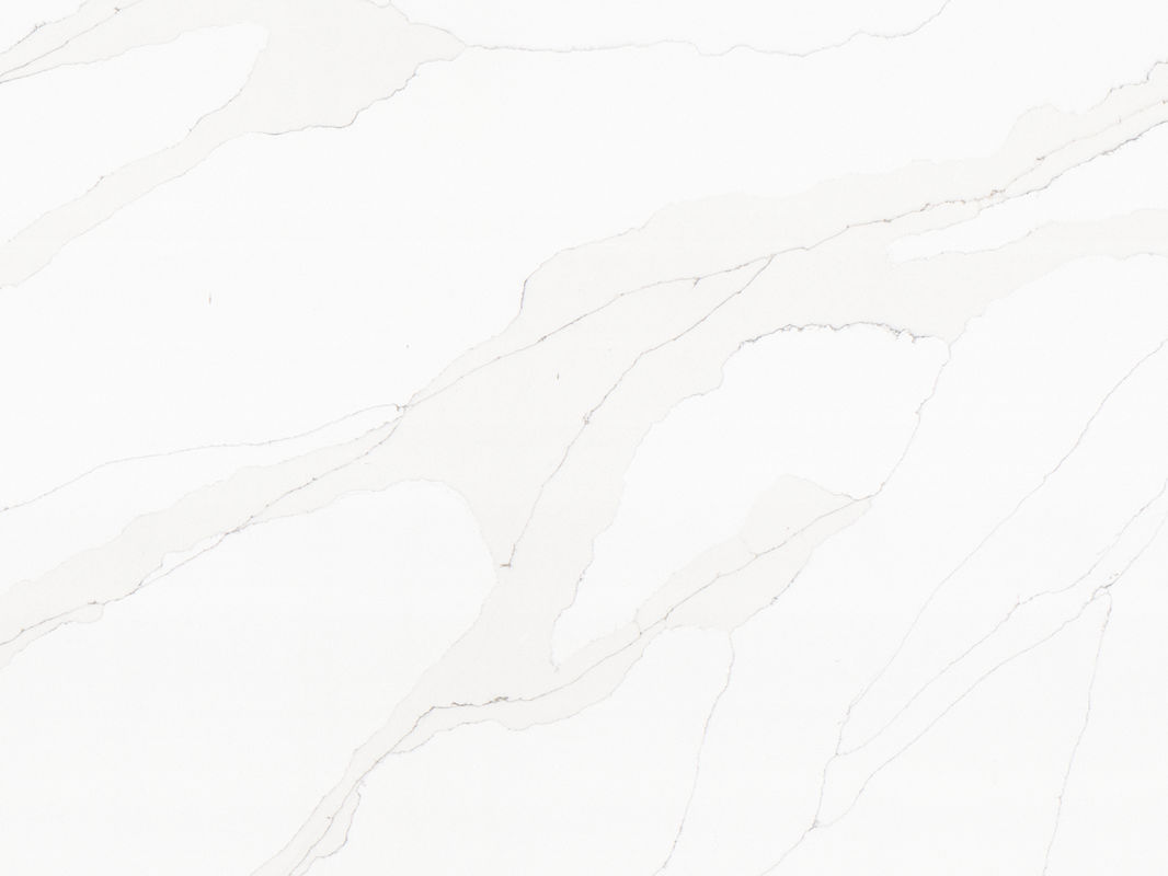OLK3008 The Favorite Of Wholesalers Basic Calacatta White Looking Quartz Stone Huge Stock